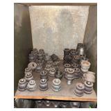 Cubby of galv/black pipe fittings