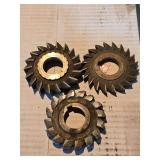 3- Side Milling Cutter: 3×1/2×1, 3×1/4×1, 3x3/8×1