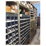 Metal shelving unit with cubby’s (shelf only) 84x36x12