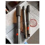 Set of three reaming bits.