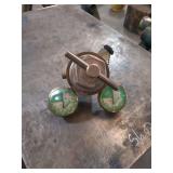 vintage Union Carbide Oxweld oxygen welding regulator with gages