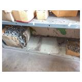 Contents of shelves box of mixed flat head screws