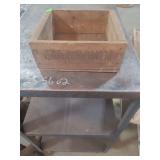 vintage wooden shipping crate manufactured by The Timken Roller Bearing Co. from Canton, Ohio.