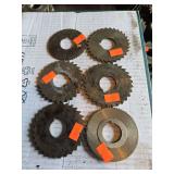 6- Various Small Side Milling Cutters