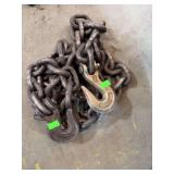 Chain approx 6ft long hooks on both ends