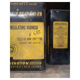 lot contains 3 1 gallon cans of insulating varnish