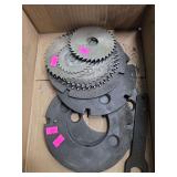 industrial saw blades and related hardware for machinery.
