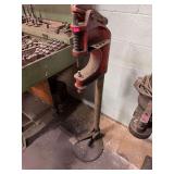 Vintage Foot-Operated Sheet Metal Punch Press on Stand