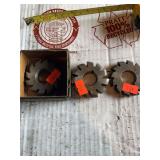 Three milling cutters 2”
