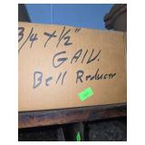 3/4 + 1/2 galvanized bell reducers