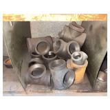 Cubby of galv/black pipe fittings