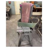 Industrial Vertical Belt Sander on Stand with Extra Sanding Belts