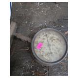 industrial pressure gauge, potentially an Ashcroft model.