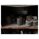 Cubby of galv/black pipe fittings