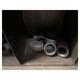 Cubby of galv/black pipe fittings