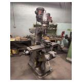 3-Phase Bridgeport Series I 2HP Variable Speed Vertical Milling Machine w/ Power Feed & Bridgeport Vise