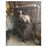 3-Phase Curtis Industrial Air Compressor – Tank Mounted, Belt Driven