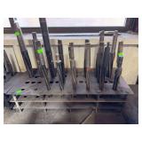 Large Lot Industrial Reamers & Machine Tooling – Assorted Sizes w/ Storage Rack