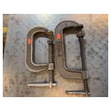 Pair of C clamps