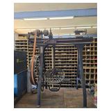 F.J. Barnes Foot-Powered Treadle Lathe, Antique Metal Lathe, Rockford IL