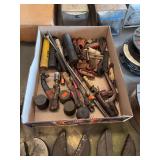 Box of assorted tools