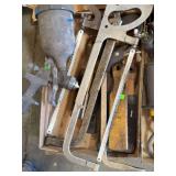 Hack saws and paint gun