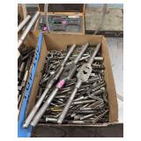 adjustable tap wrenches and various metal taps