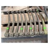 Lot of Industrial Machine Handles / Control Levers – Heavy Cast Steel Handles