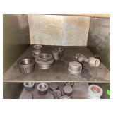 Cubby of galv/black pipe fittings