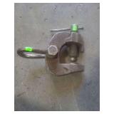 plate clamp, specifically a type of heavy-duty lifting or rigging clamp used for securely gripping and maneuvering steel plates.