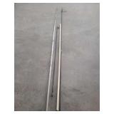 2 air hose extensions,  1 5ft piece of pvc pipe and 1 tool extender