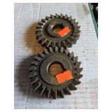 2- Side Milling Cutters 3-1/2×1/2×1