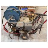 Honda GX390 13HP Gas Powered Pressure Washer w/ Hose Reel, Wand & Cart