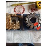 Two milling cutters 3 1/2”.
