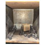 Cubby of galv/black pipe fittings