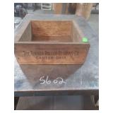 vintage wooden shipping crate manufactured by The Timken Roller Bearing Co. from Canton, Ohio.