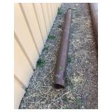 Steel Pipe approx 8ft long x 6.75 OD x 3/8”