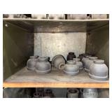 Cubby of galv/black pipe fittings