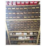 Shelf with contents bolts and nuts misc sizes.