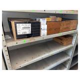 Contents of shelf flat washers 1 1/4, 3/8, 1/4