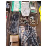 1 box of welding supplies to include wire brushes, nozzles, fittings and metal wrenches