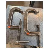 Pair of C clamps
