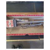 lot containing  a Starrett No. 657 Magnetic Base Indicator Holder, a precision tool used in machining and engineering.