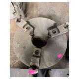 Approx. 12” 3-Jaw Lathe Chuck with Mounting Plate