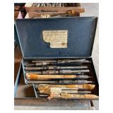 Pilot Reamer set in metal box.