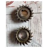 Two side milling cutters 2 1/2”