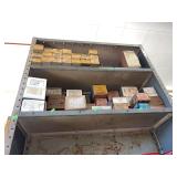 Contents of shelf hex screws and cap screws various sizes