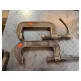 Pair of C clamps