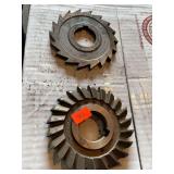 Two side milling cutters 4”.