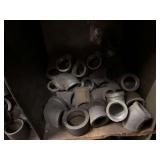 Cubby of galv/black pipe fittings